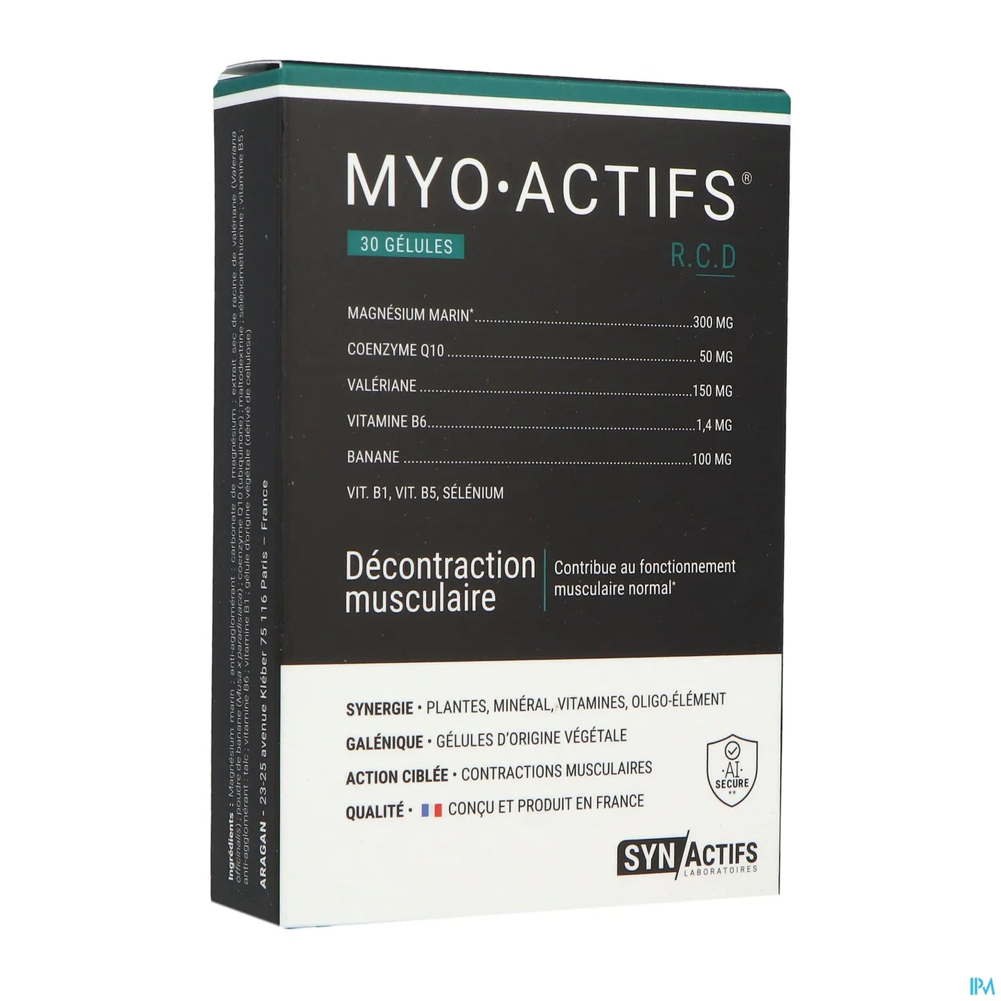 Synactifs MyoActifs Capsule 30 Capsule