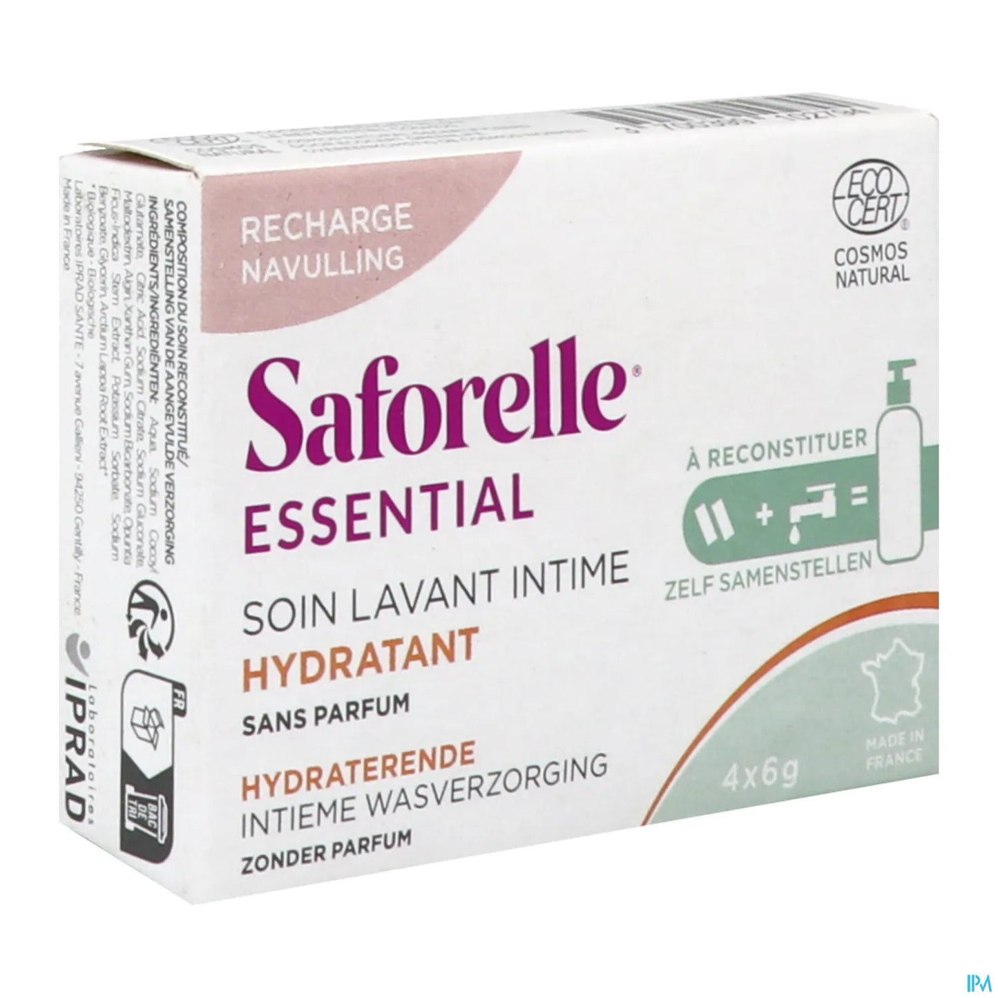 Soin Lavant Hydratant à Reconstituer Boîte de Recharge 4 Bâtonnets