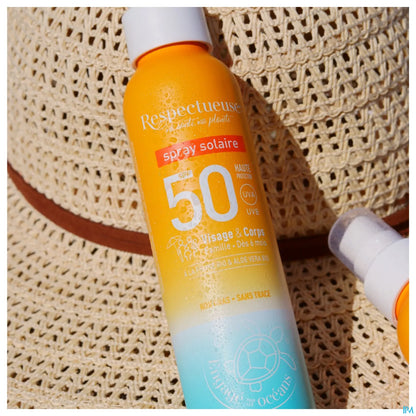 Spray Solaire Facteur de Protection Solaire 50 100 ml