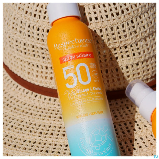 Spray solare fattore di protezione 50 100 ml