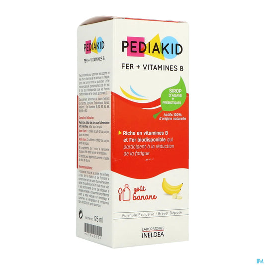 Ineldea Pediakid Ferro Più Vitamine del Gruppo B Sciroppo 125 ml