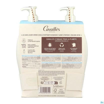 Rogé Cavaillès Antibacterial Intimate Cleansing Care 2x500ml