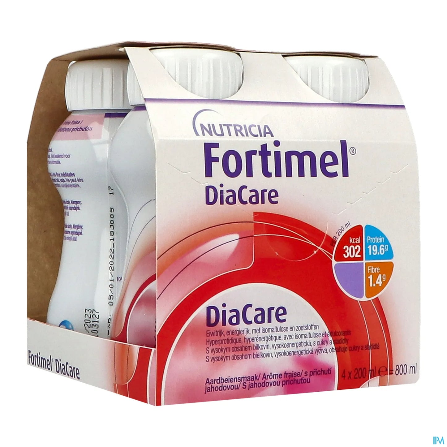 Fortimel DiaCare Fraise 4 Bouteilles
