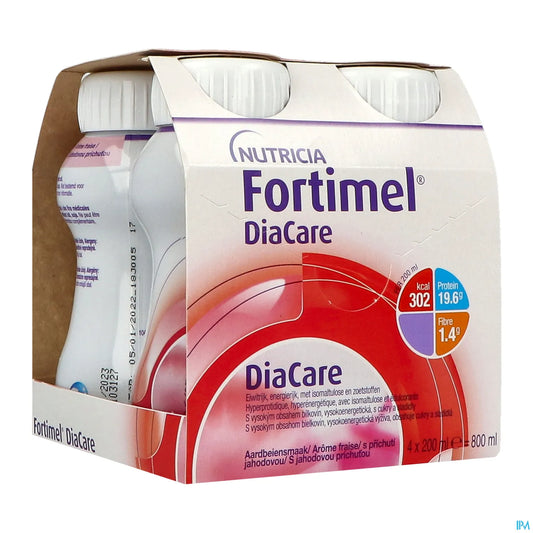 Fortimel DiaCare Fraise 4 Bouteilles