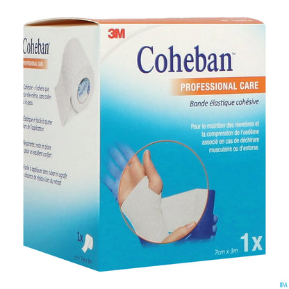 Benda coesiva bianca Coheban 3m x 7cm