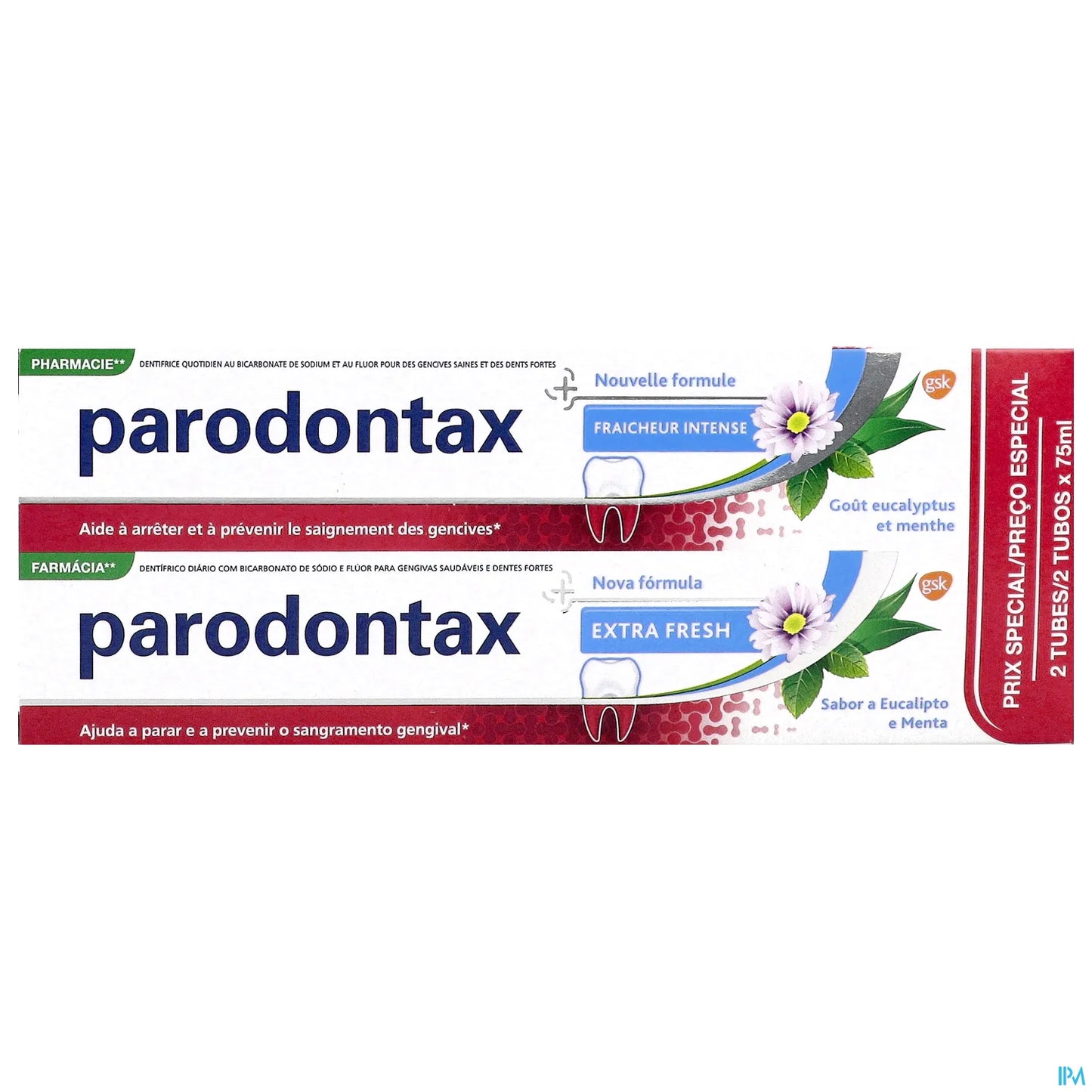 Dentifricio Freschezza Intensa 2x75ml