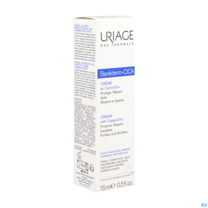 Bariéderm Cica Crème Réparatrice Au Cuivre et Zinc 15ml