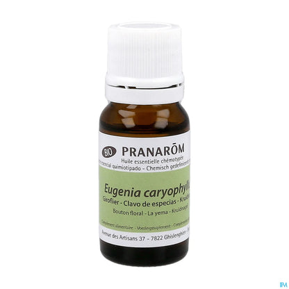 Olio essenziale di chiodi di garofano biologico 10 ml
