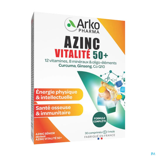 Arkopharma Azinc Senior 30 comprimés