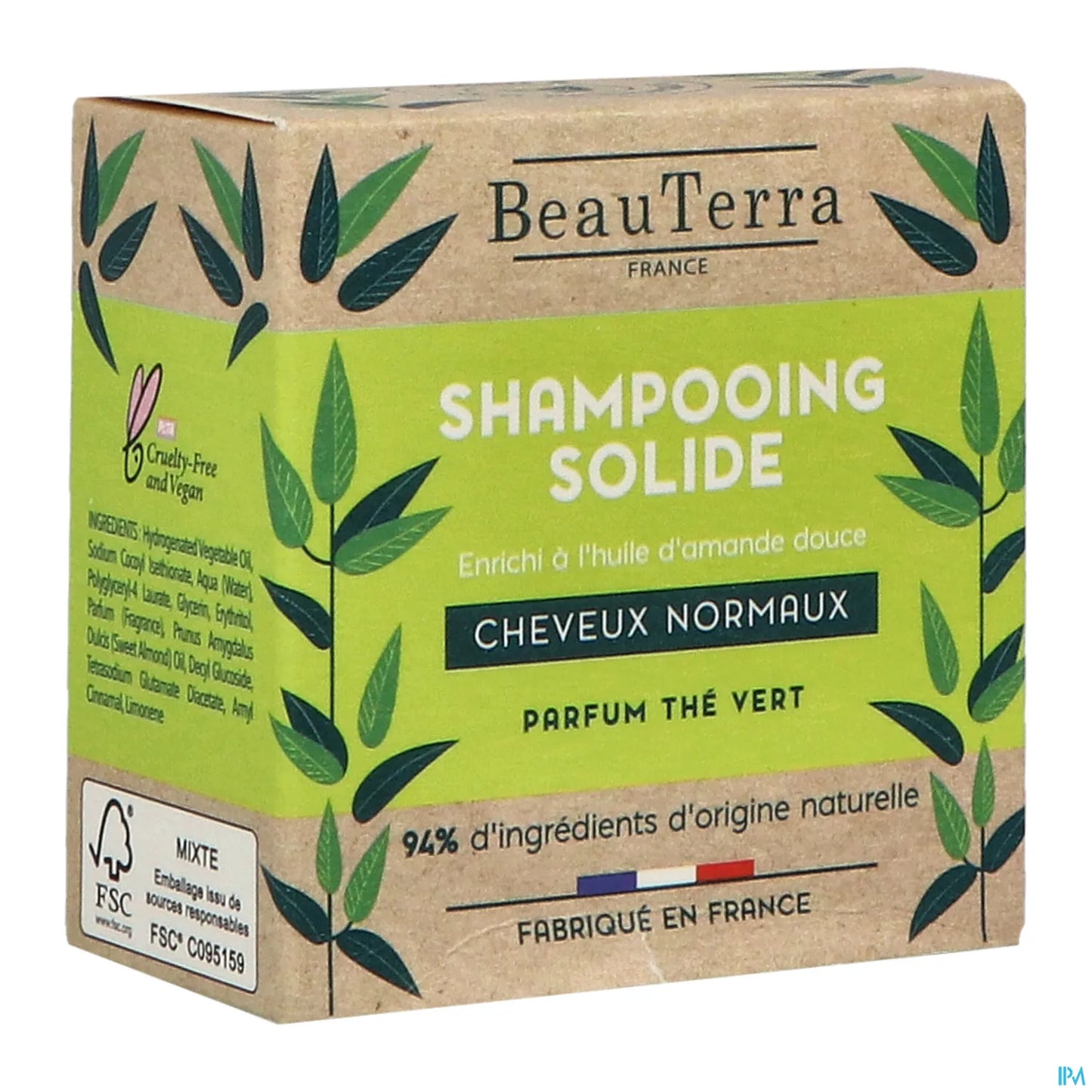 Shampooing Solide Cheveux Normaux 75g