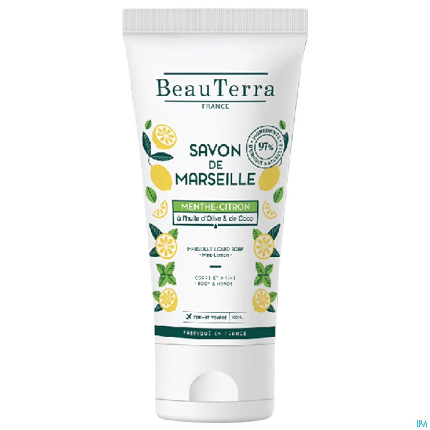 Sapone liquido al limone e menta 100 ml
