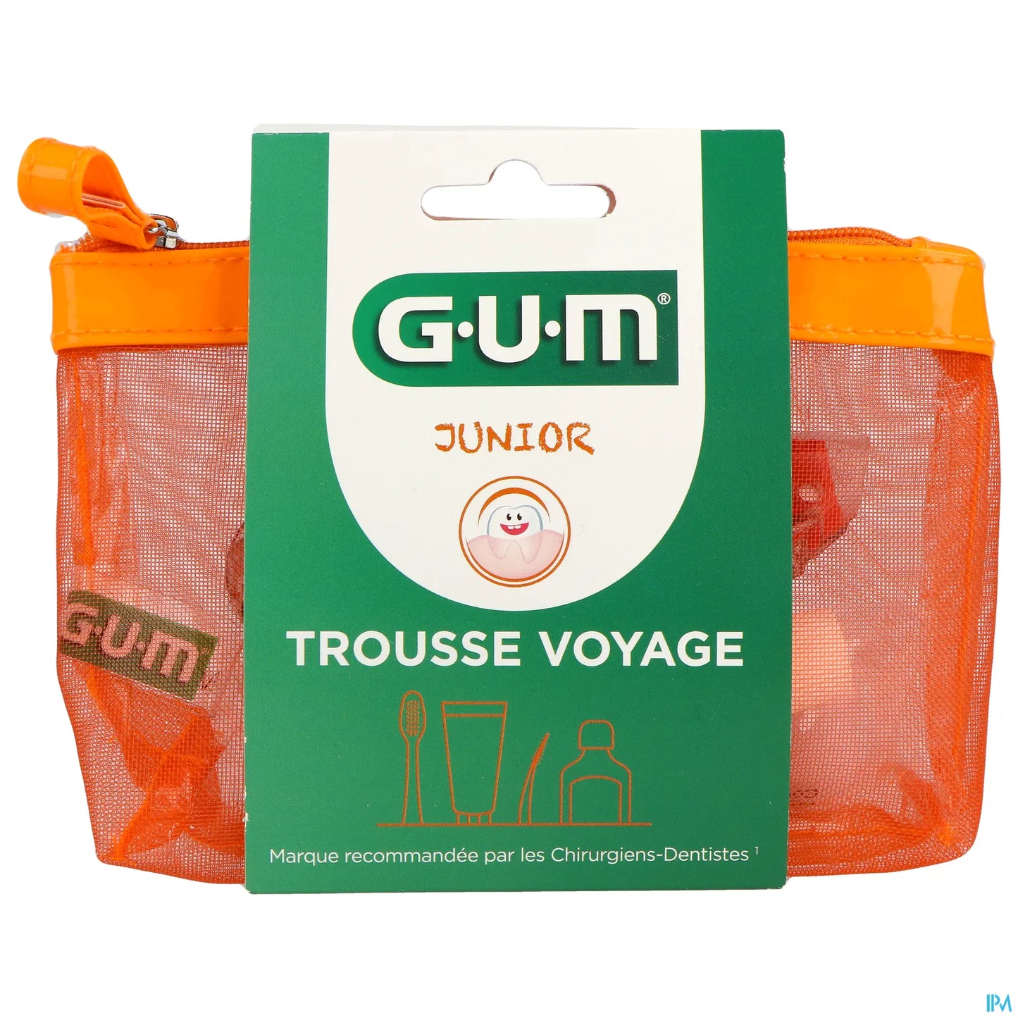 GUM Travel Junior Kit 3700439100001 Set of 4 Products