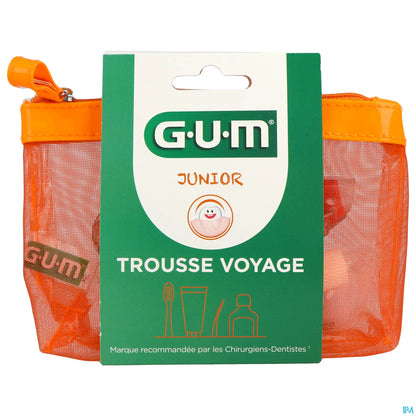 GUM Travel Junior Kit 3700439100001 Set of 4 Products