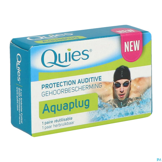Aquaplug Protezione Acustica per Nuoto 1 Paio Riutilizzabile