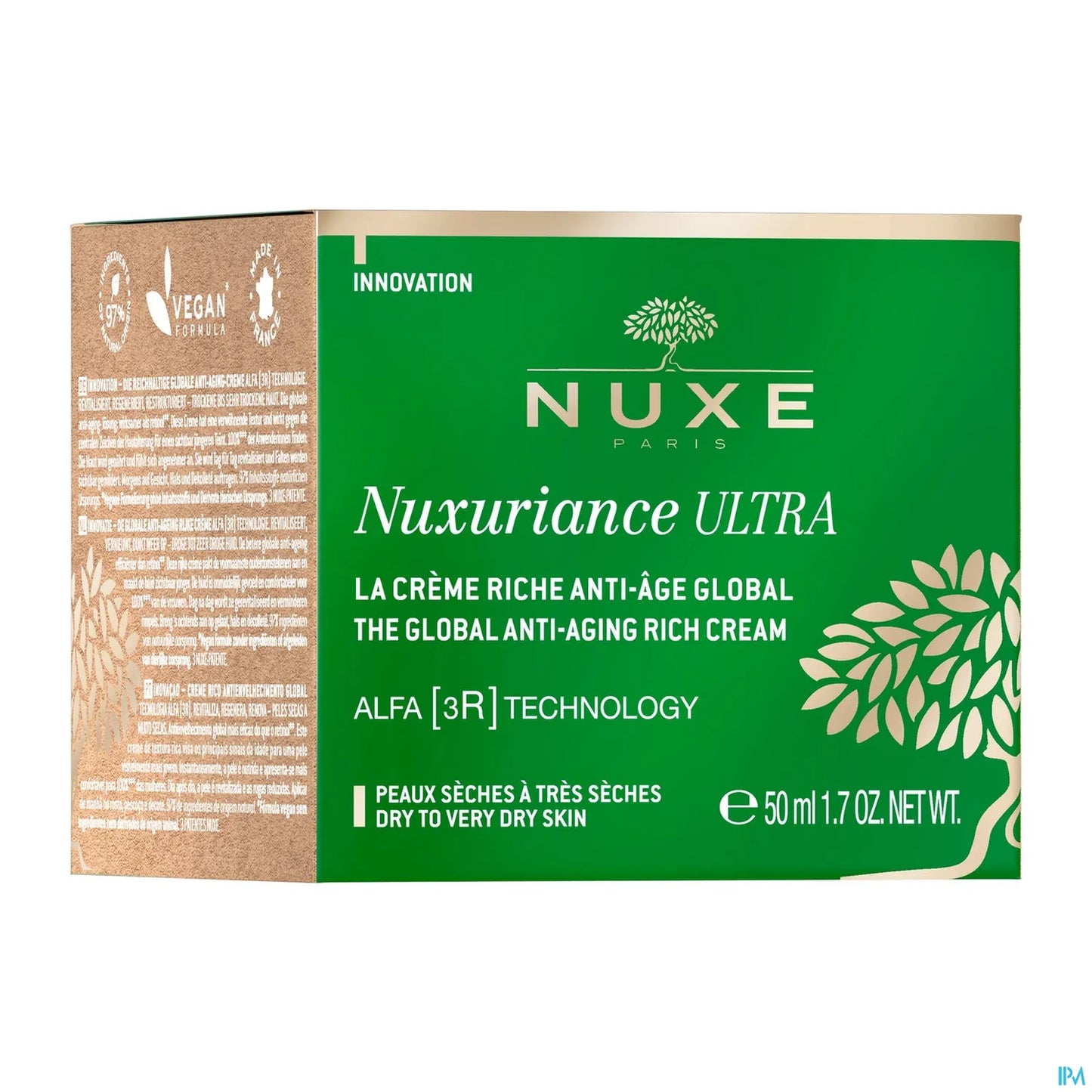 Nuxuriance Ultra Crème Riche Anti-Âge Globale Peaux Sèches à Très Sèches 50ml