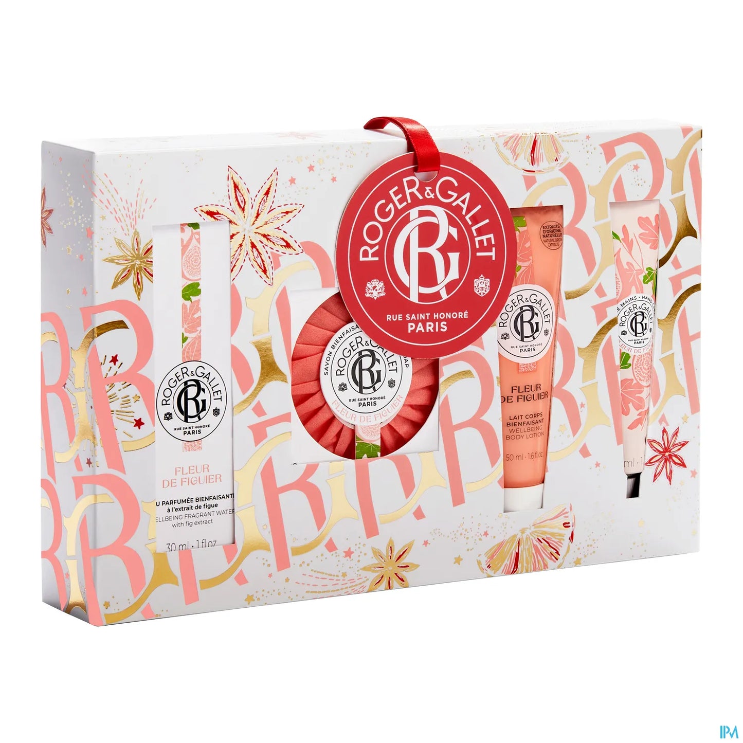 Cofanetto regalo Figuier Rituel Acqua profumata 100 ml Lozione corpo 250 ml Gel doccia 200 ml
