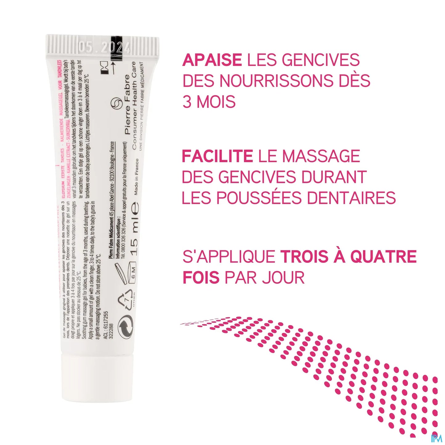 Gel Premières Dents Bébé 15ml