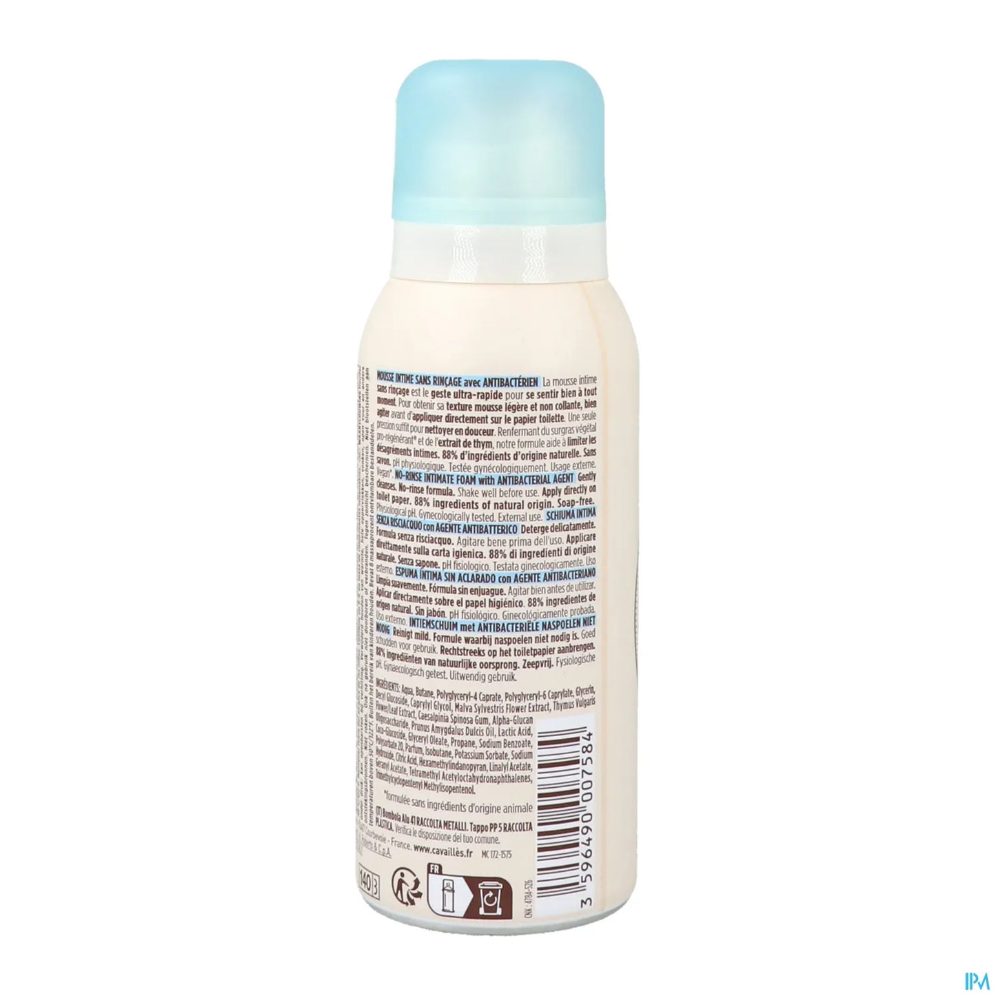 Rogé Cavaillès Schiuma Intima Antibatterica Senza Risciacquo 100ml