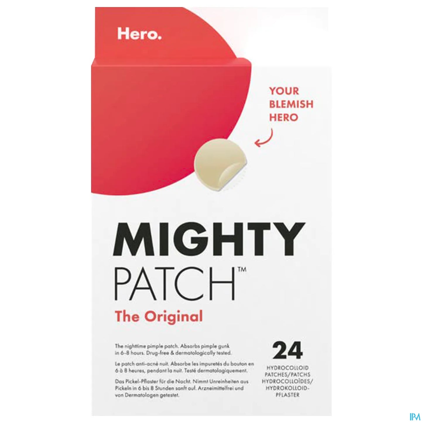 Mighty Patch Original Anti-Acne Night Patches 24 Hydrocolloid Patches