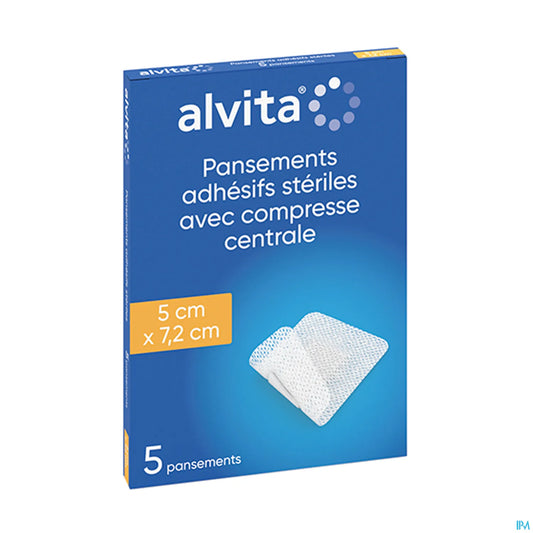 Medicazione adesiva sterile 5x7,2 cm 5 unità