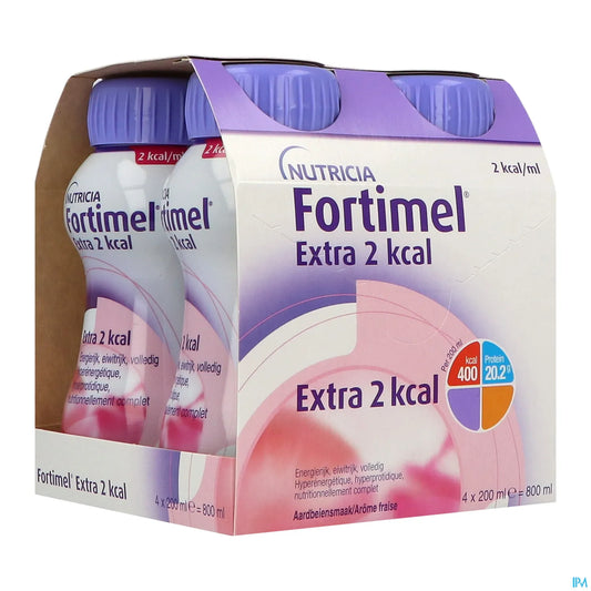 Fortimel Extra 2 kcal Fraise 200 mL x 4