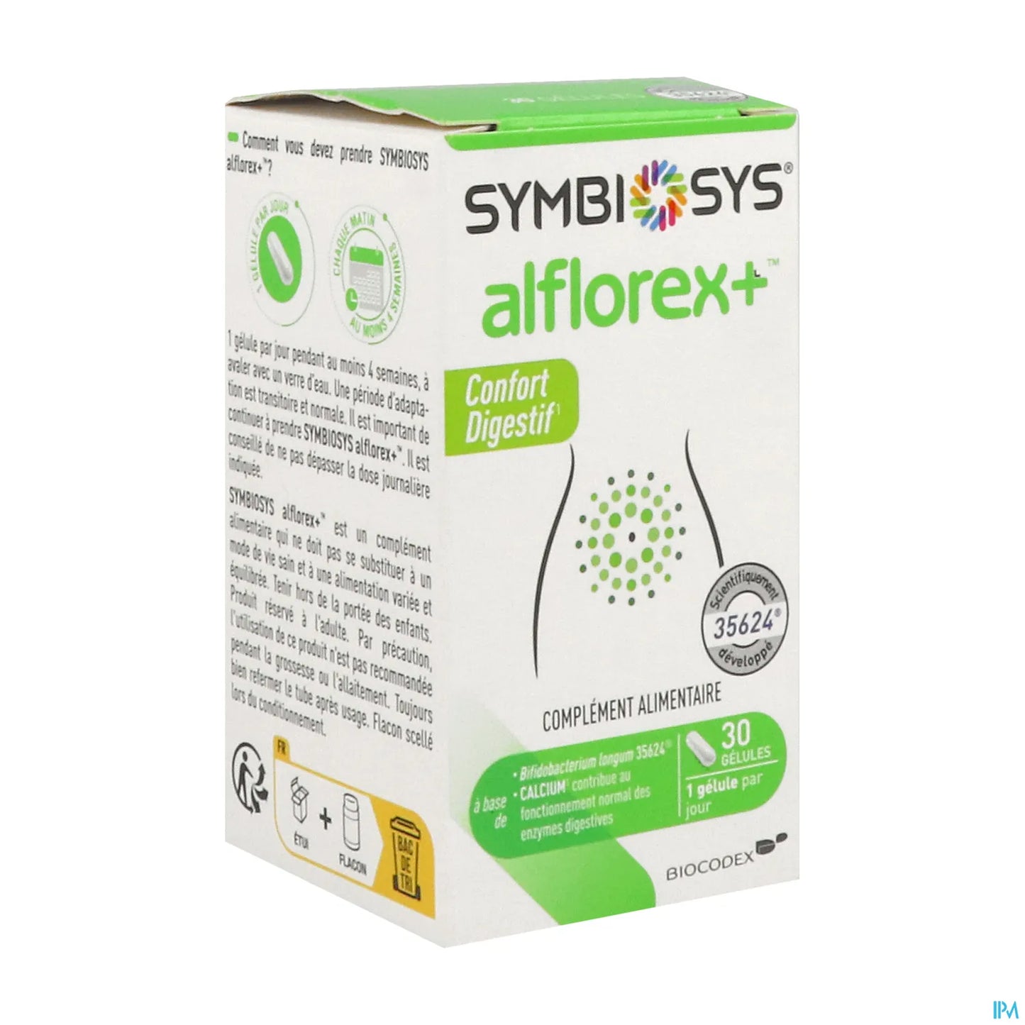 Biocodex Symbiosys Alflorex Plus 30 Capsules Digestive Comfort
