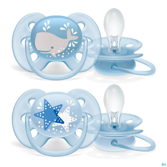 Ciuccio Ultra Soft 6-18 mesi 2 unità