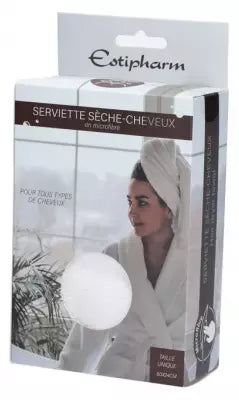 Serviette Sèche-Cheveux en Microfibre 1 Pièce