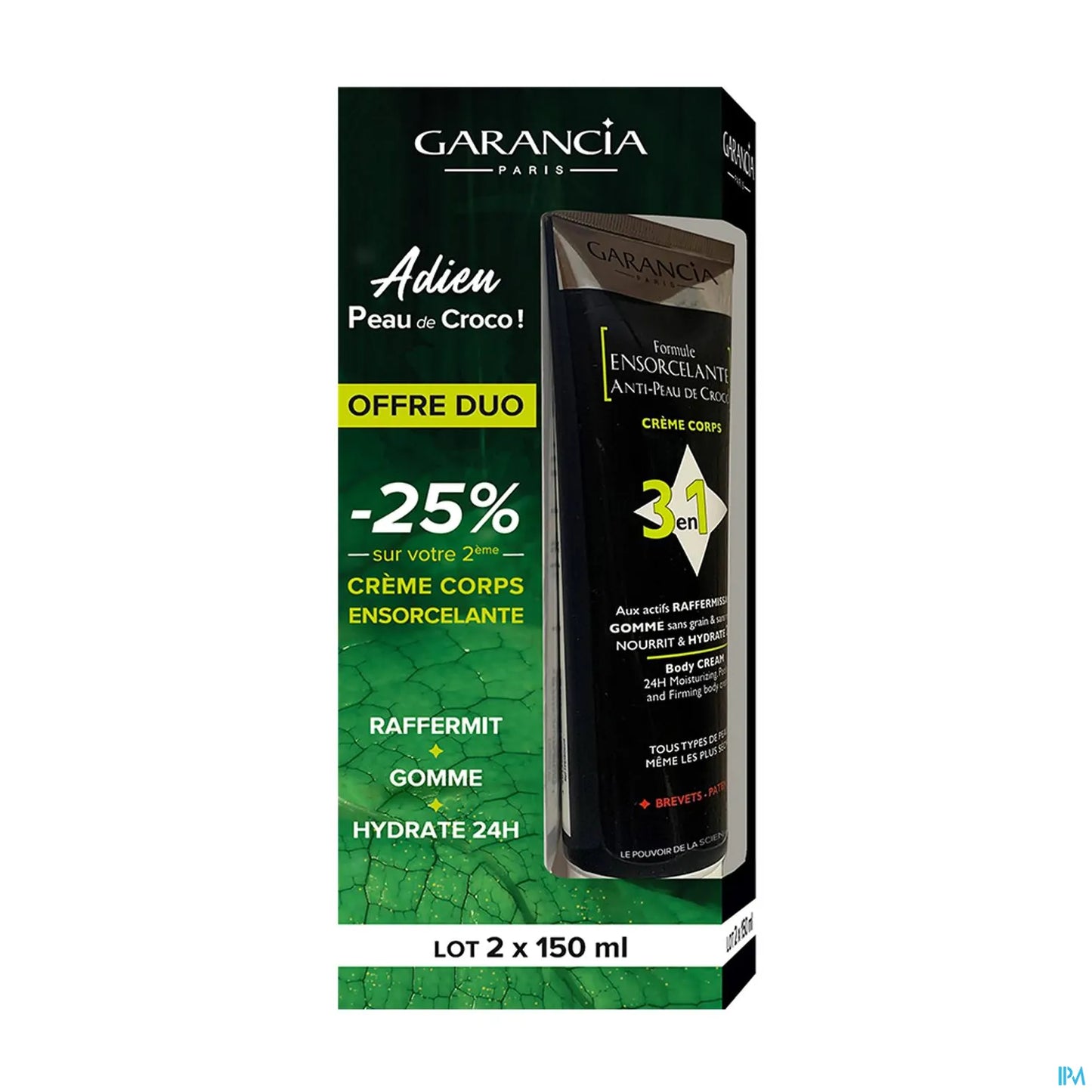 Ensorcelante Formule Anti-Peau de Croco Creme Corps 3 en 1 400 ml
