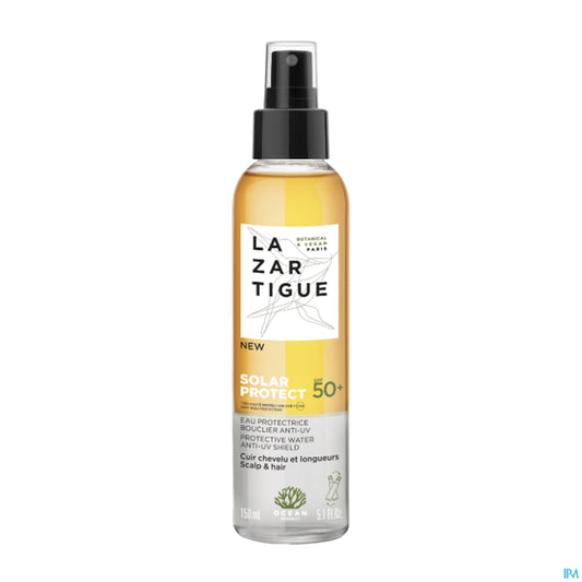 Lazartigue Eau Solaire Protectrice Cheveux Facteur de Protection 50+ 100 mL