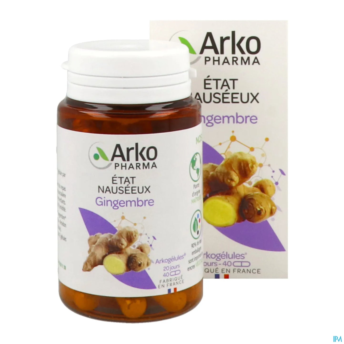 Arkogélules Ginger 40 Capsules