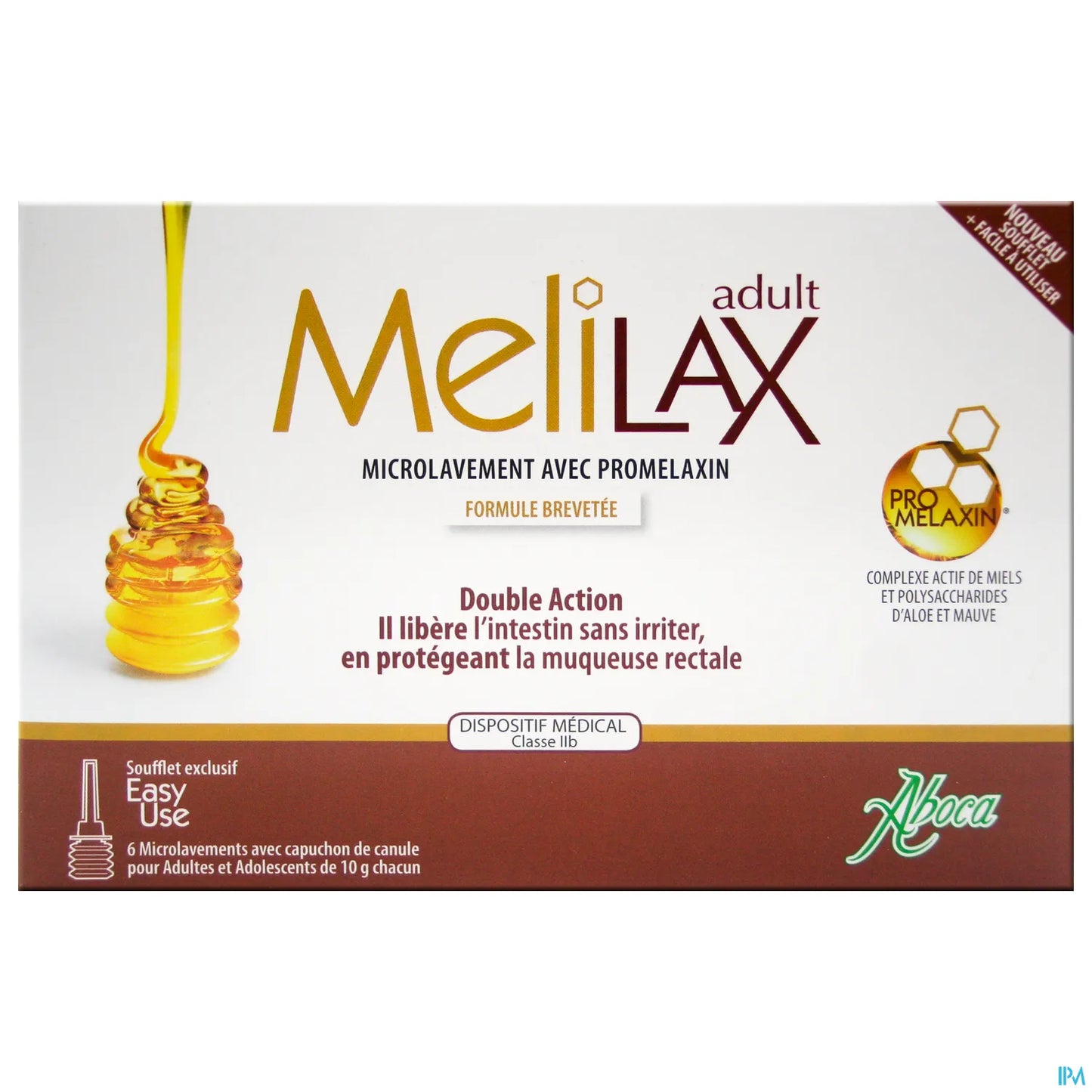 Melilax Adulte 6 Microlavements de 10g