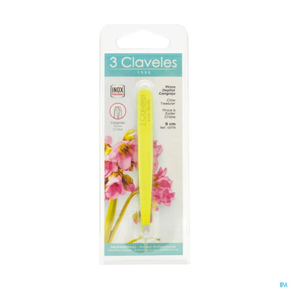 Pince À Épiler Crabe Verte 9 Cm En Inox