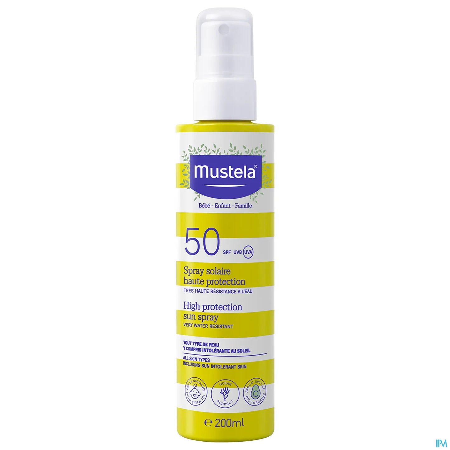 Spray Solaire Haute Protection SPF50 200ml