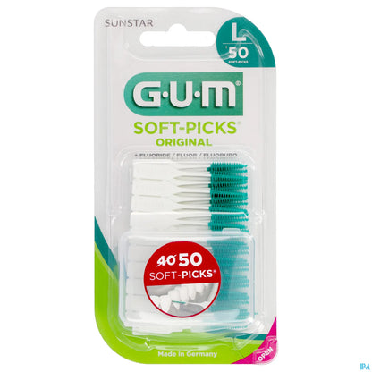 GUM Soft Picks Original Large Interdental Stick 50 unità