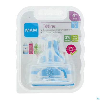 Tétine Silicone Débit Rapide 3 X2