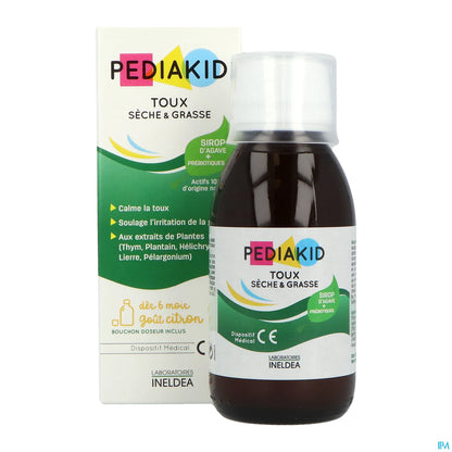 Ineldea Pediakid Toux Sèche Et Grasse Sirop 125ml