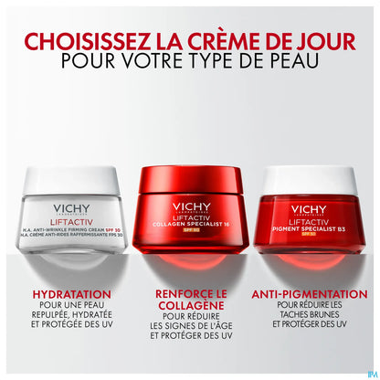 Vichy Liftactiv Collagen Specialist 16 Crème SPF50 Recharge 50 mL