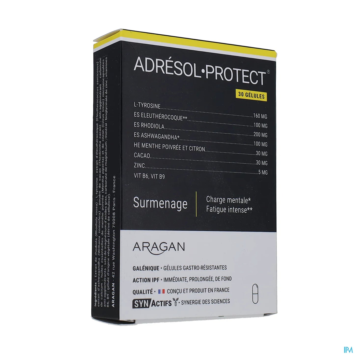 Synactifs Adresol Protect Box of 30 Capsules
