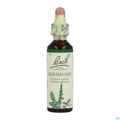 Agrimony N°01 Fleurs de Bach 20ml