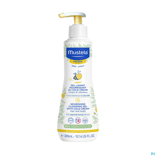 Gel detergente nutriente per pelli secche con crema fredda 300 ml