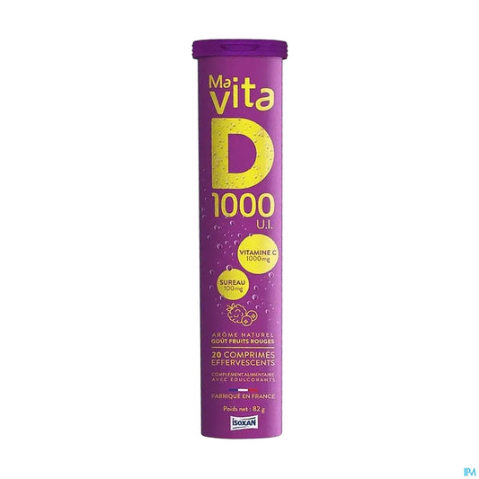 My Vita D 1000 International Units 20 Effervescent Tablets