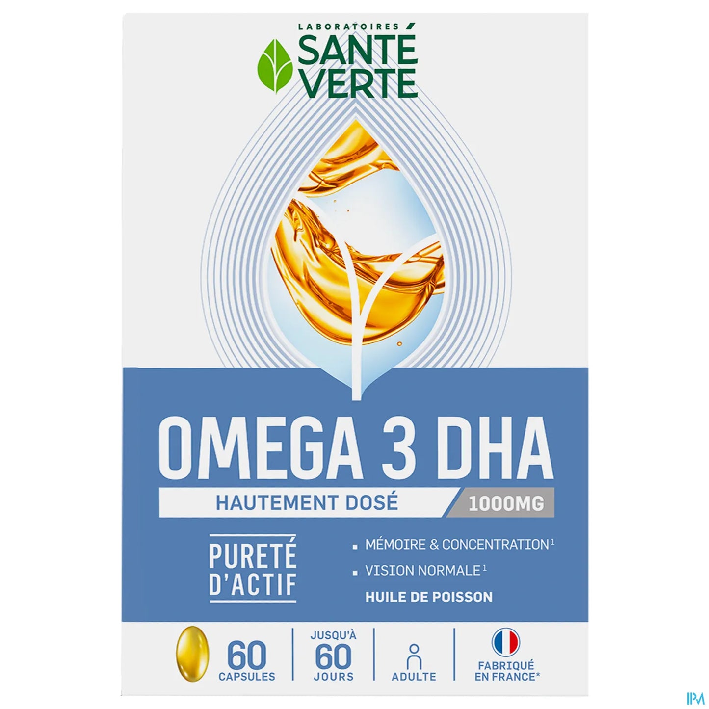 Omega 3 1000 mg DHA 60 Capsules