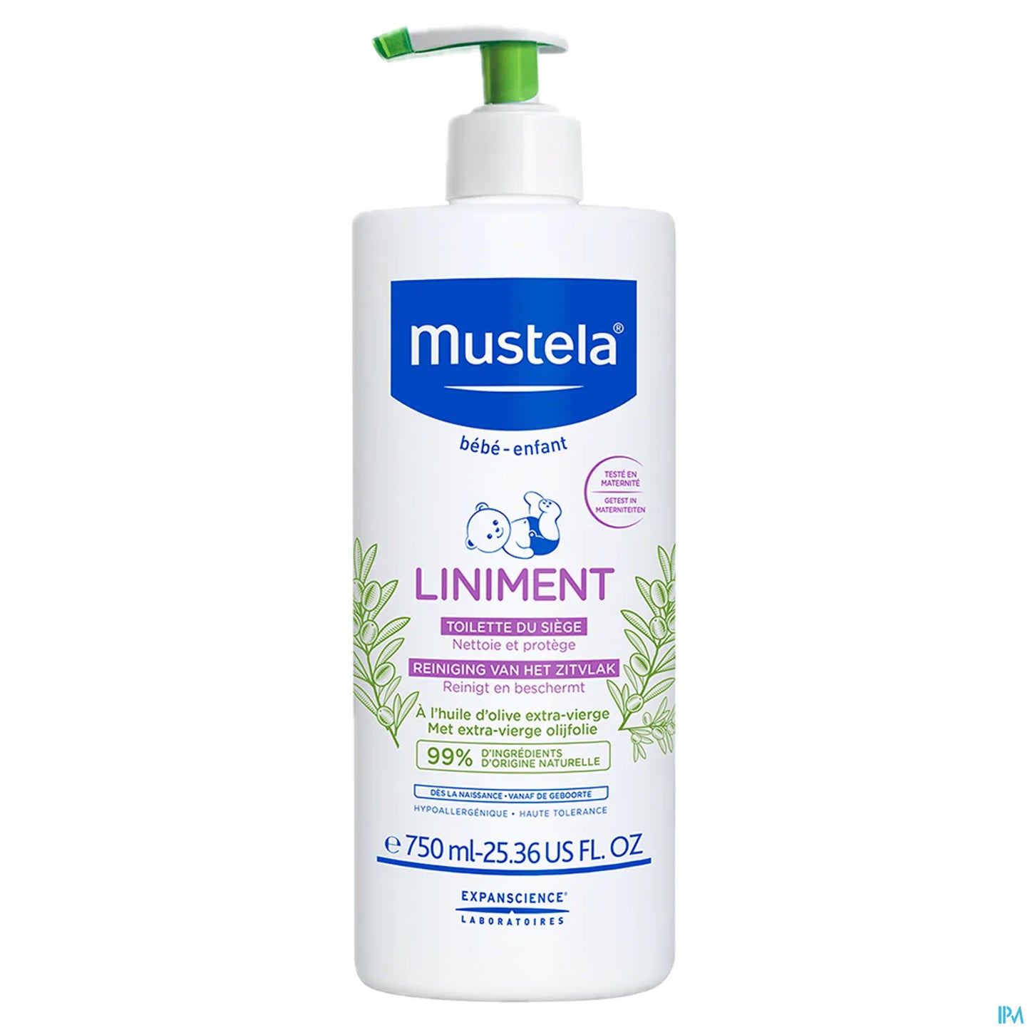 Flacone con pompa per linimento da 750 ml