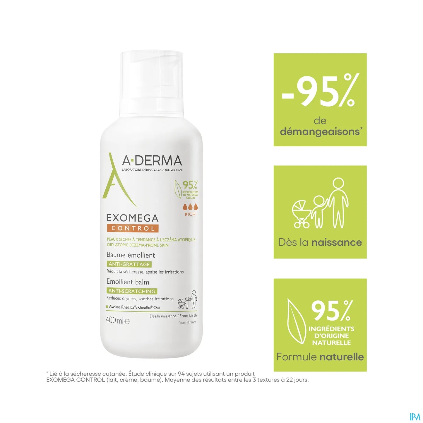 Exomega Control Balsamo emolliente antiprurito 400 ml