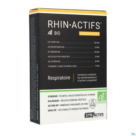 Synactifs Rhin Active Bio Respiratorio 10 capsule
