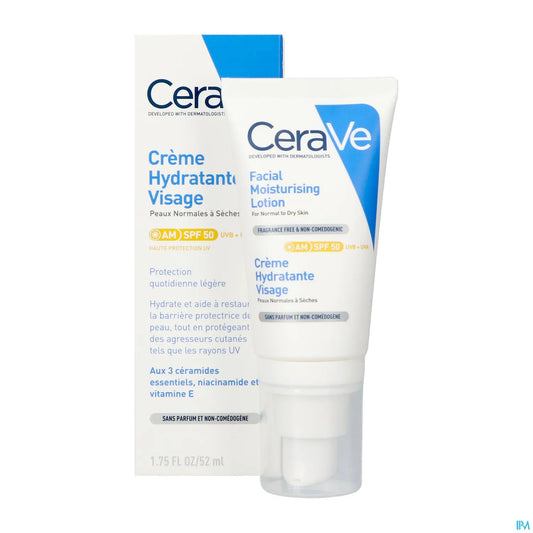 Crème Hydratante Visage Facteur De Protection 50 52 ml