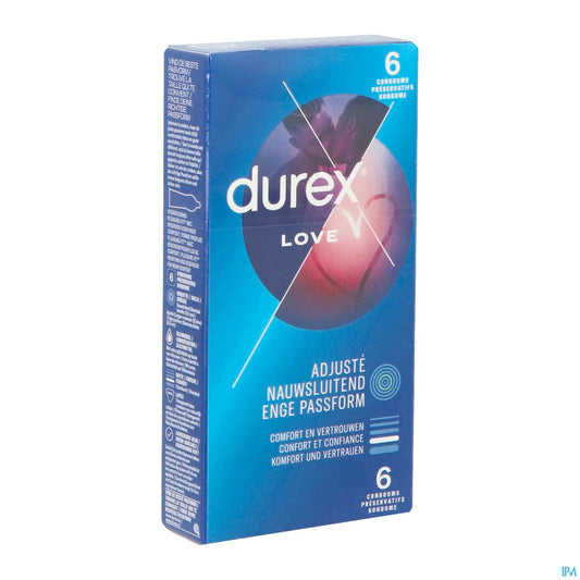 Love 6 Préservatifs Lubrifiés Facile à Mettre
