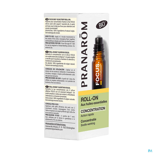 Aromaboost Focus Roll-On biologico 5 ml