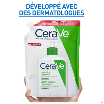 Ricarica crema detergente idratante ecologica 473 ml